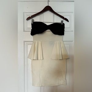 Paprika Strapless Dress